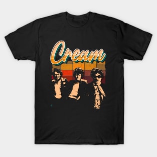 Cream Love Rock Gift For Fans T-Shirt